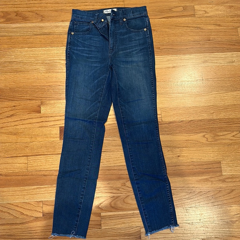 Madewell 10” high rise skinny skinny jeans